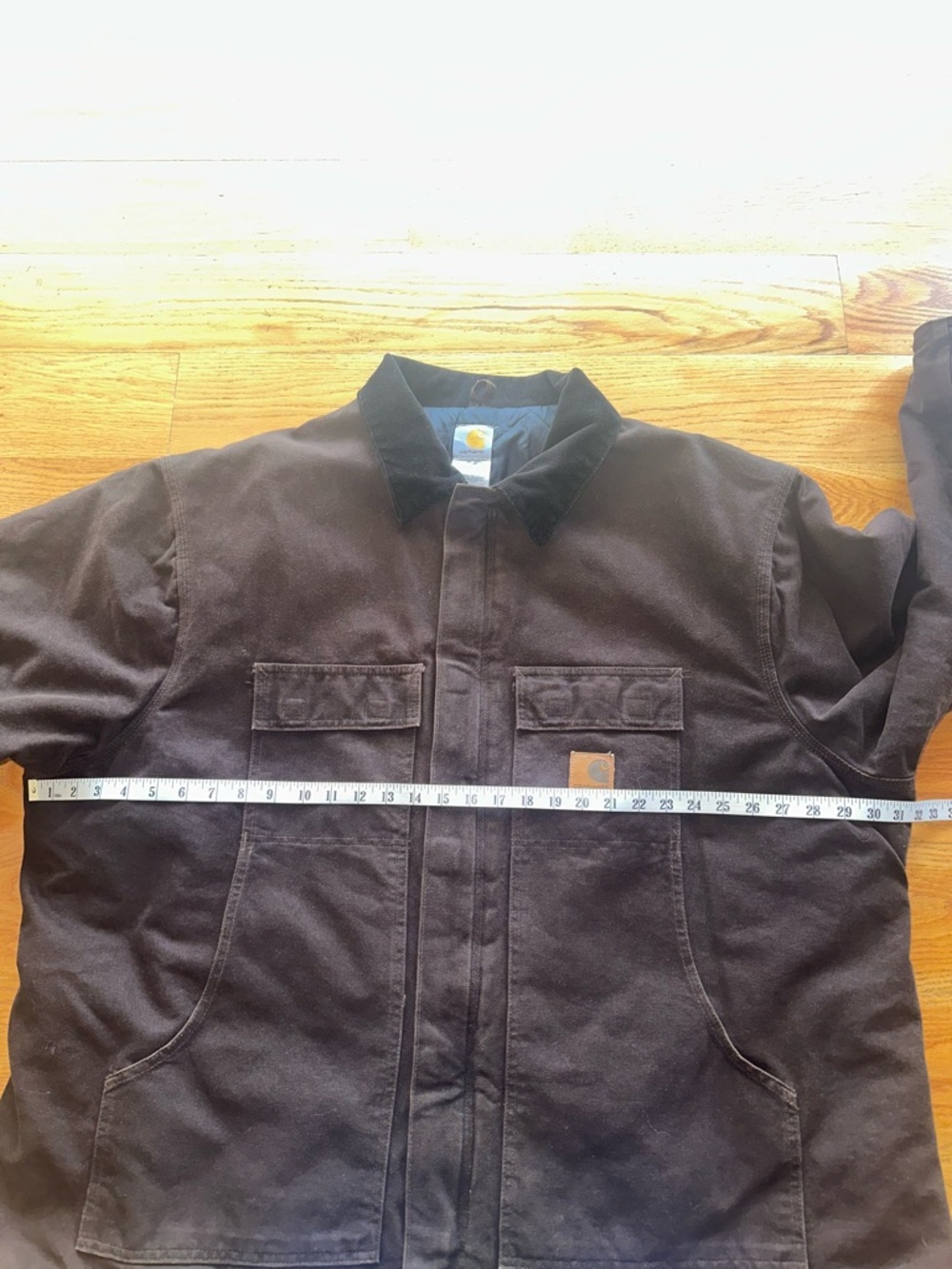 Carhartt Men’s Brown Work Jacket - Insulated Canvas Coat Size 3XL C26 DKB - Picture 13 of 16